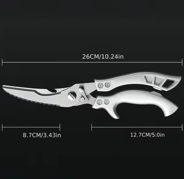 Duty Stainless Steel Kitchen Scissors – Professional Cooking - photo 3