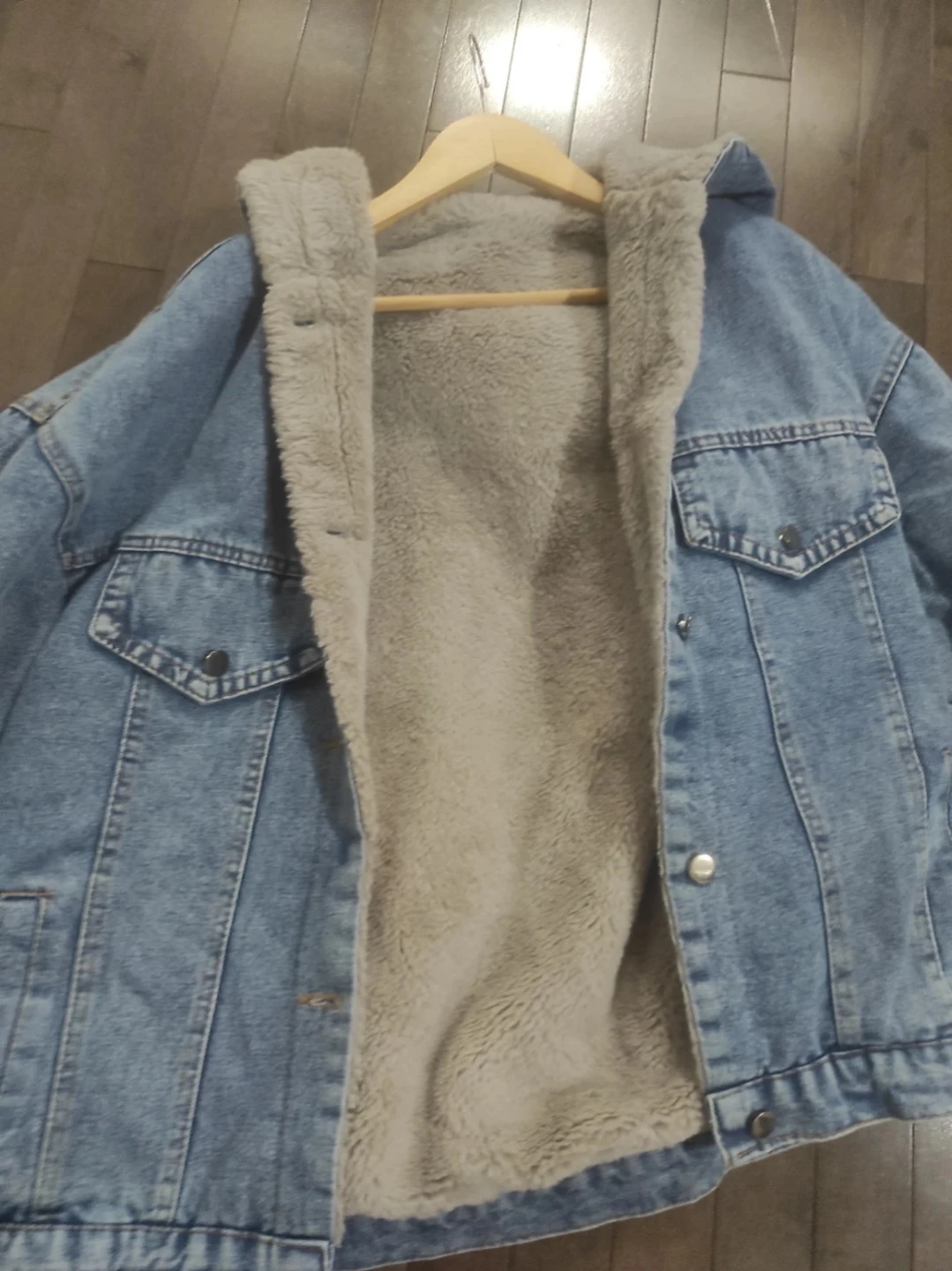 Mickey Mouse Denim Jacket with Hood - photo 4