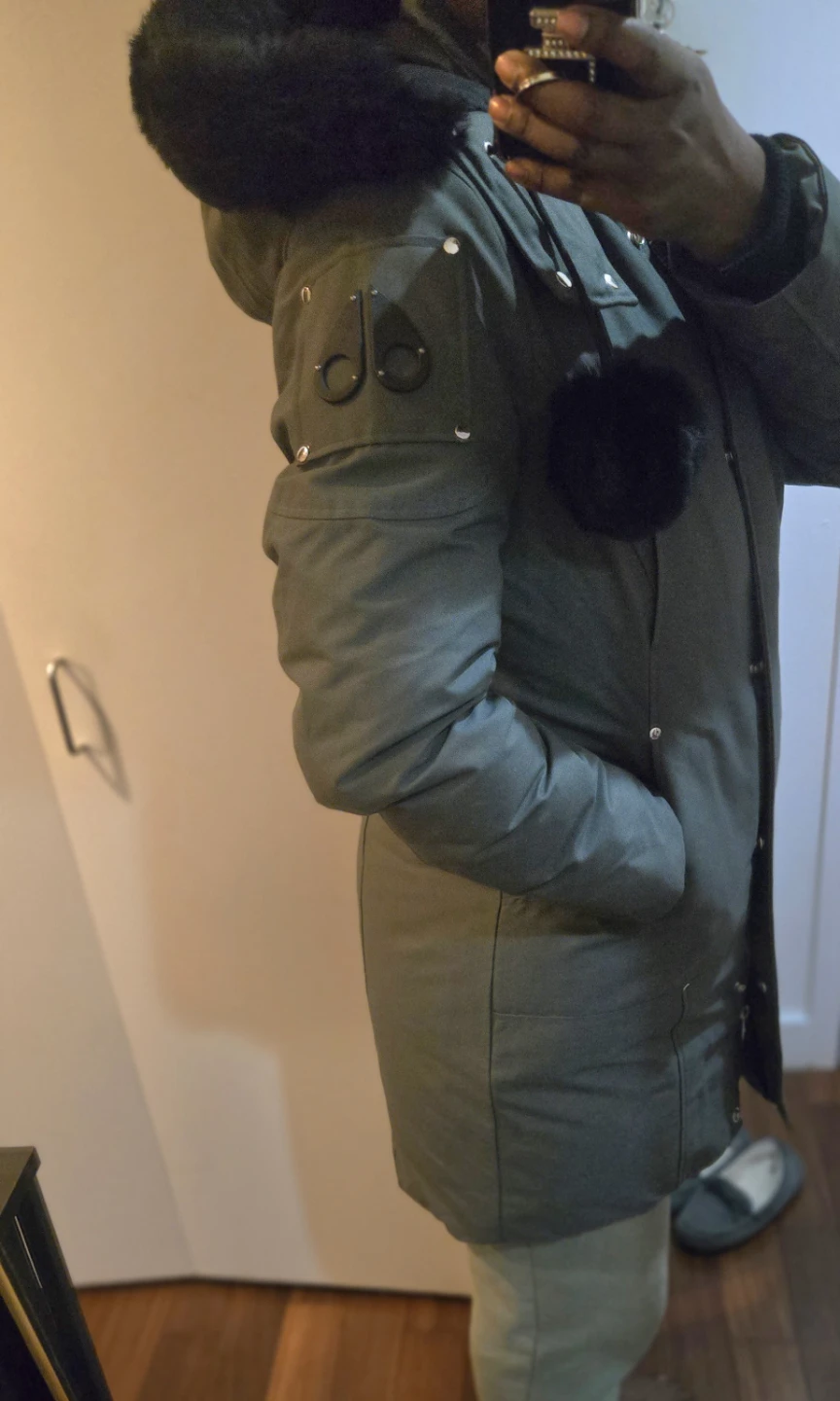 Moose Knuckles Gray Winter Coat - photo 2