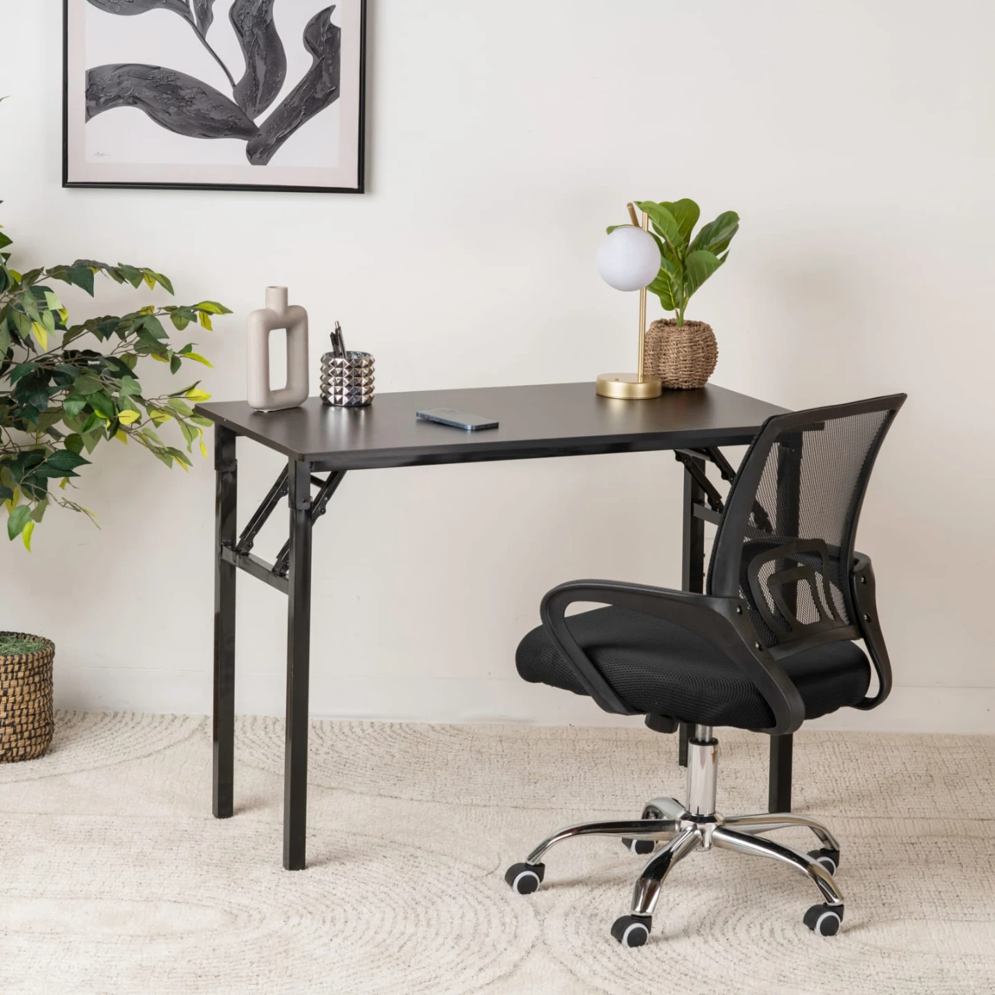 Folding Desk - Black