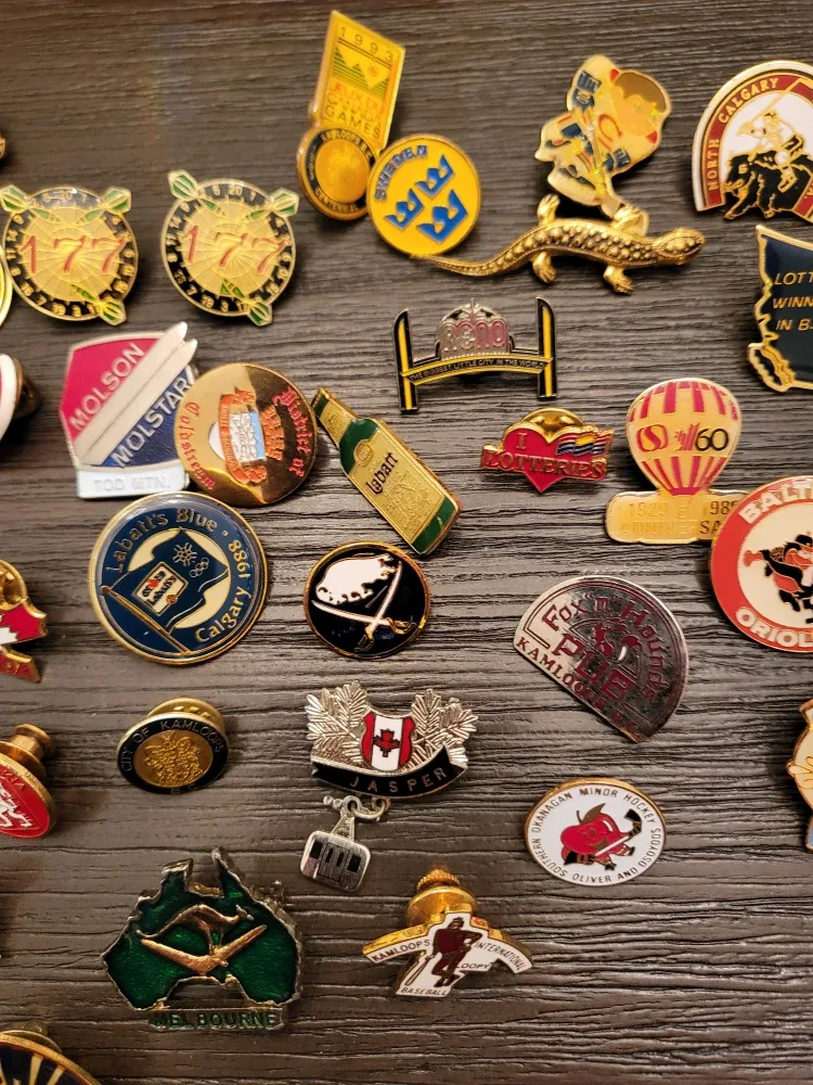 Lot of Vintage Collectible Pins image indicator(4)