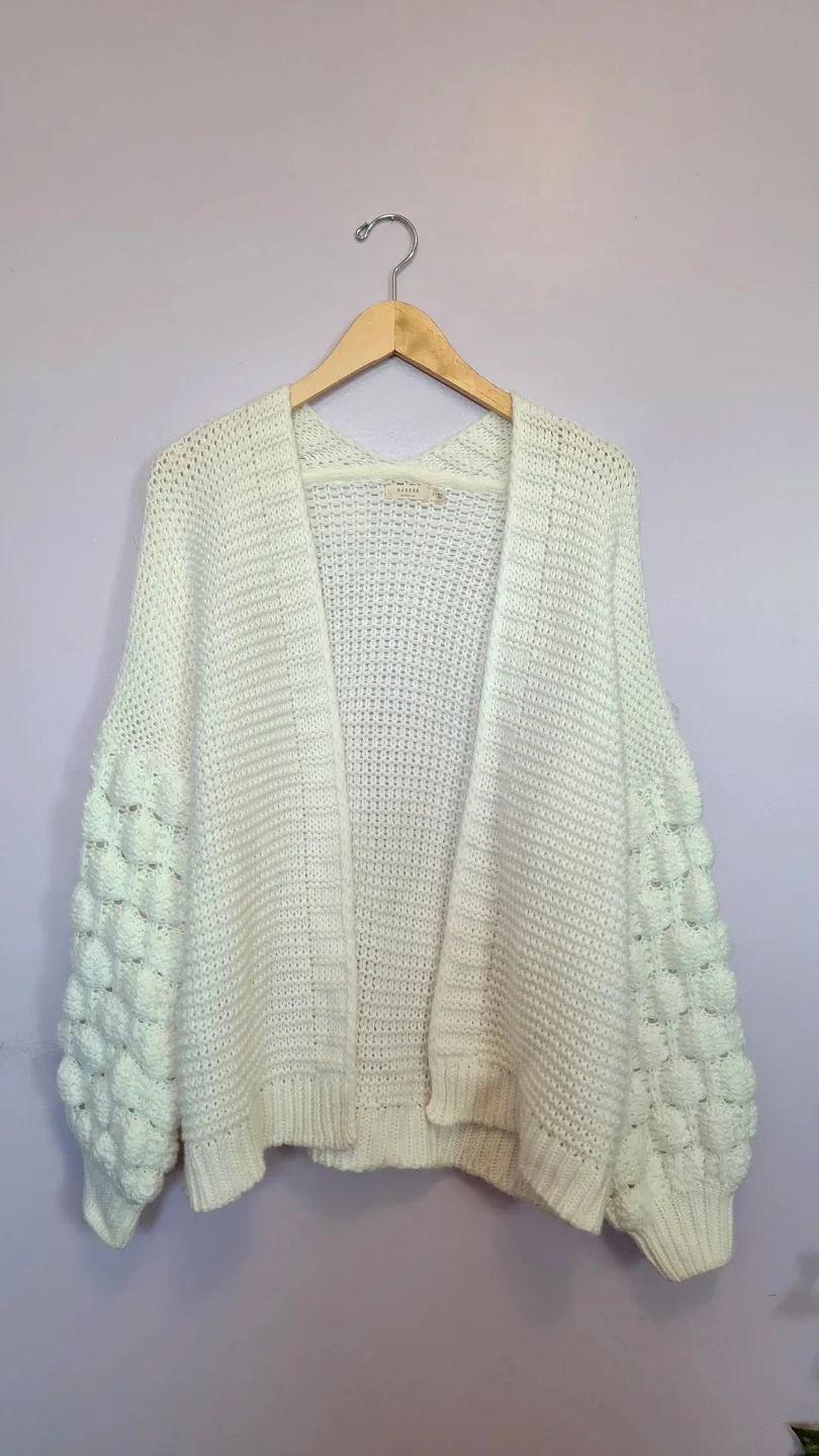 White Cardigan (S/P) - Harper Heritage
