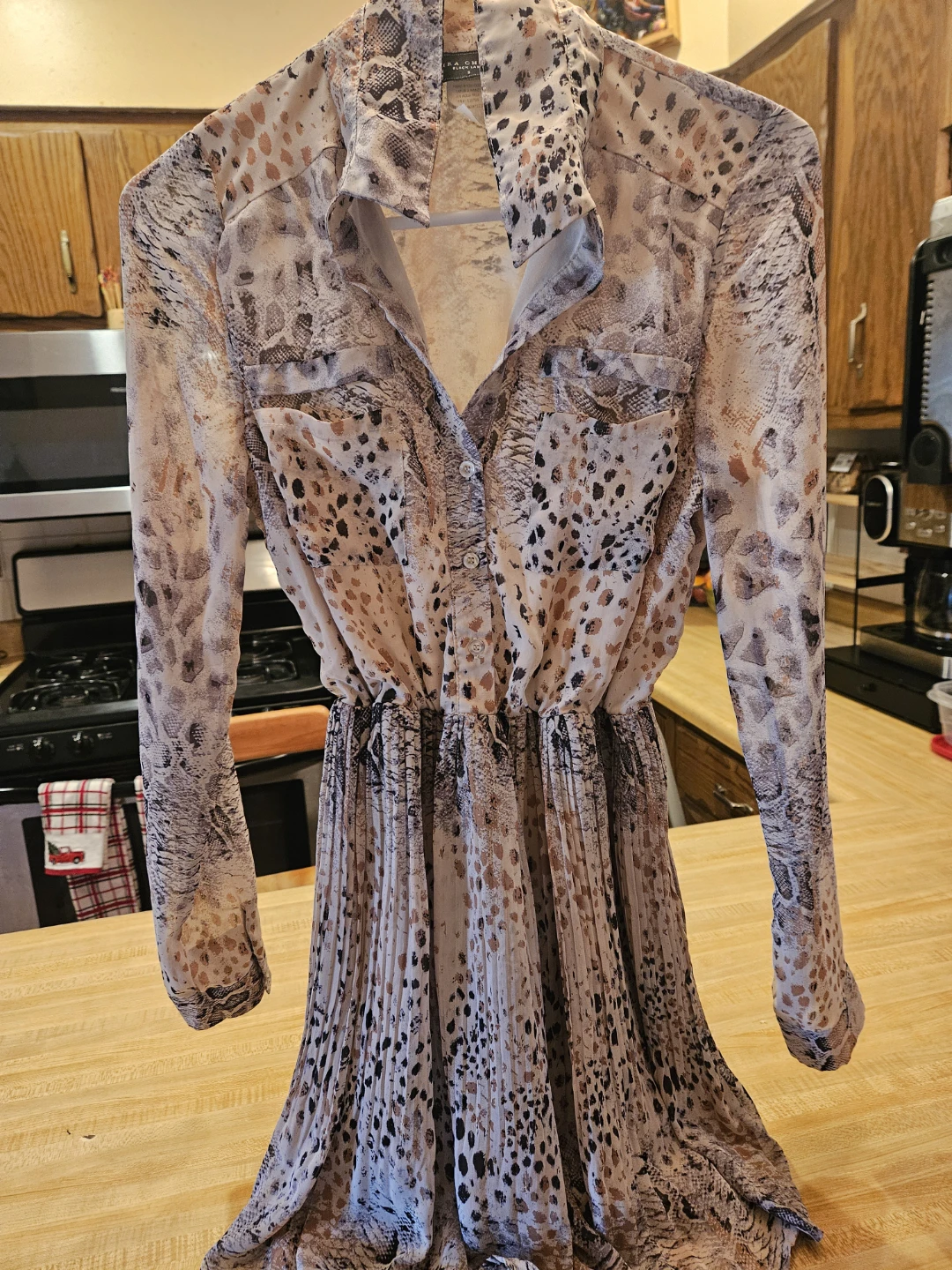 Akira Chicago Snake Print Dress - Size S - photo 2