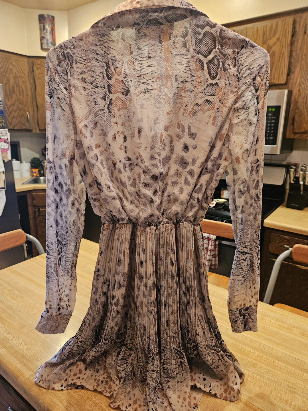 Akira Chicago Snake Print Dress - Size S - photo 5