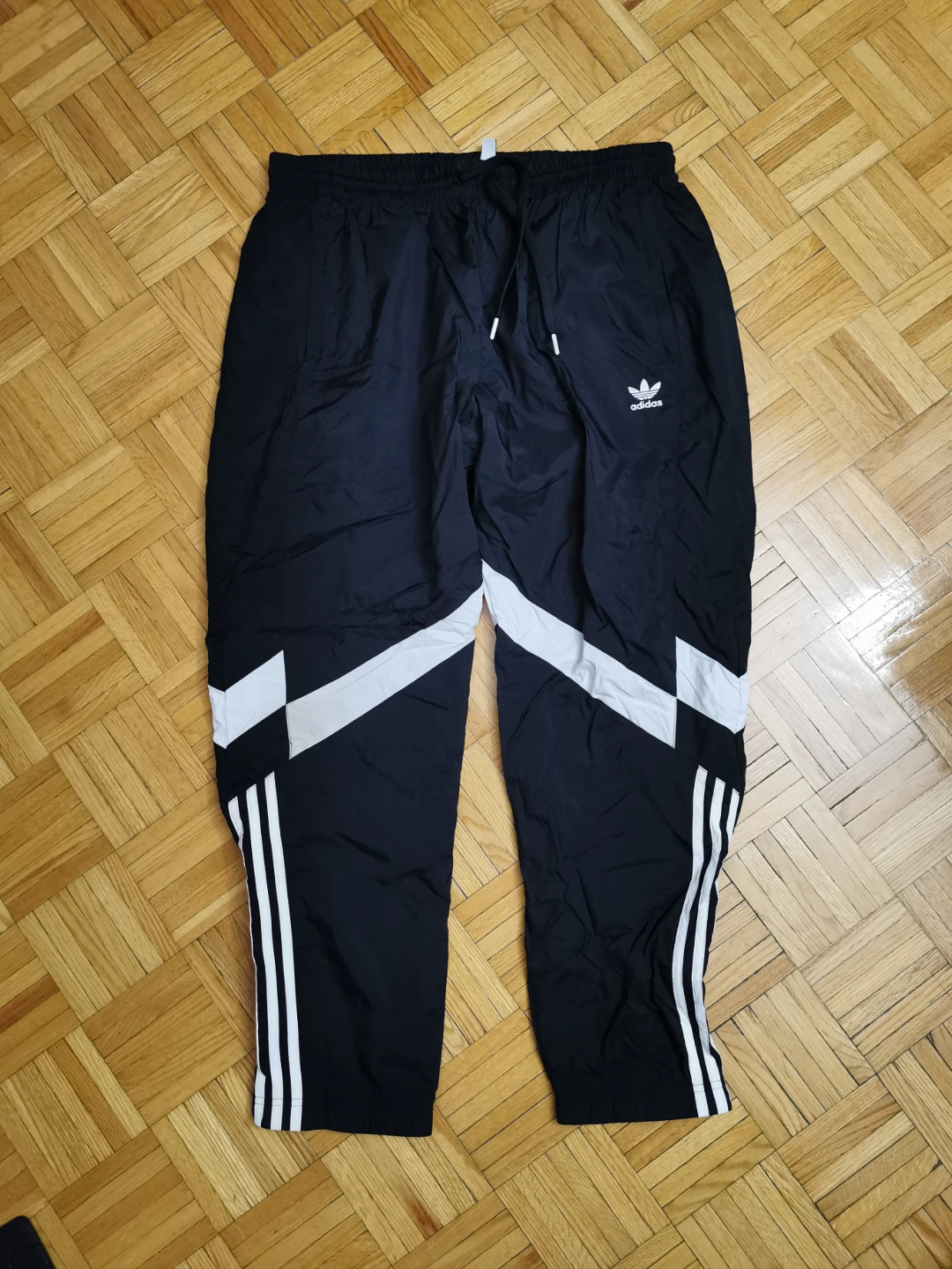 adidas Original Black White Rekive Track Pants Size XL