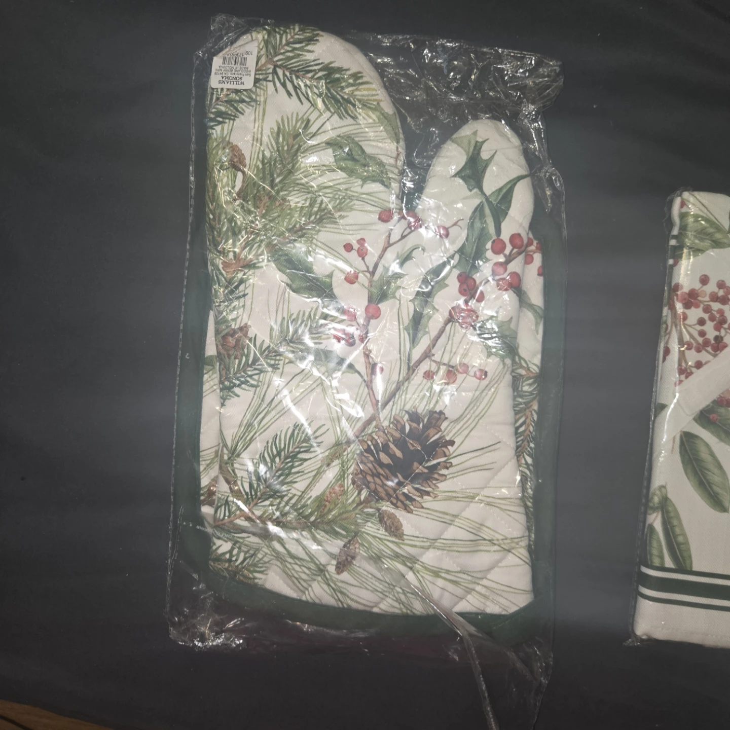 Williams Sonoma Oven Mitt & Potholder Woodland Berry Set New - photo 3