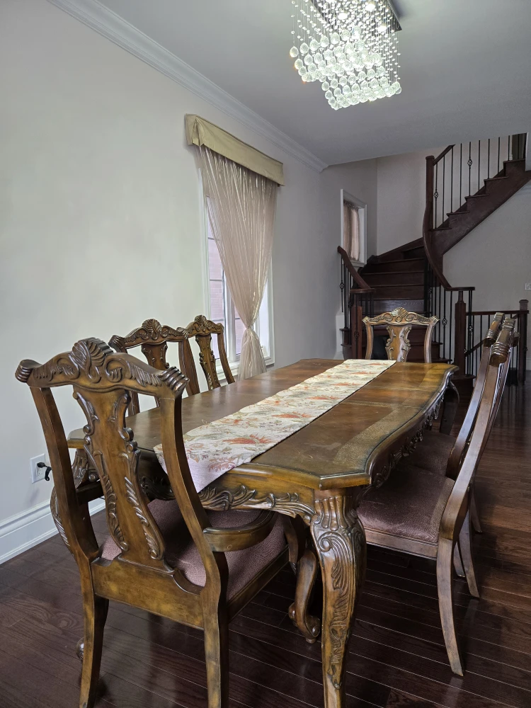 Dining Room Set with 6 Chairs