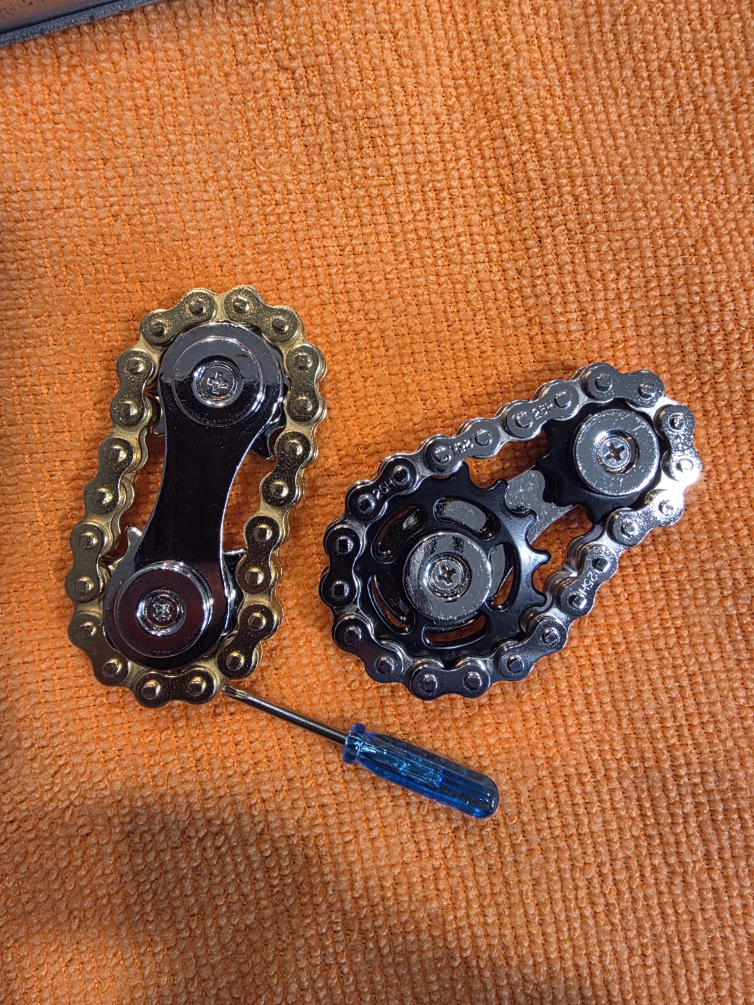 Chain Fidget Spinners - Silver and Gold - photo 5