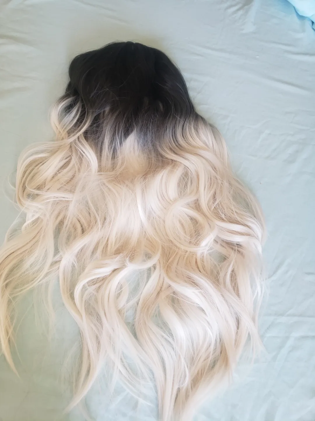 Black & Blonde Ombre Wig