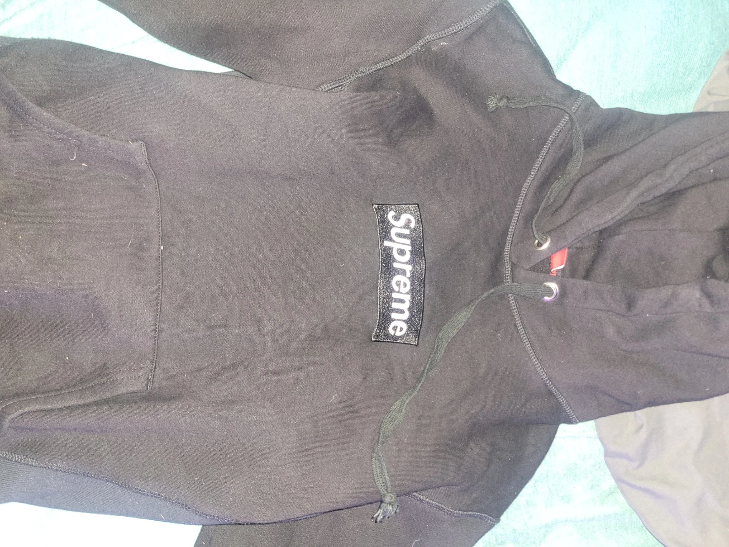 Supreme Black Box Logo Hoodie - photo 2