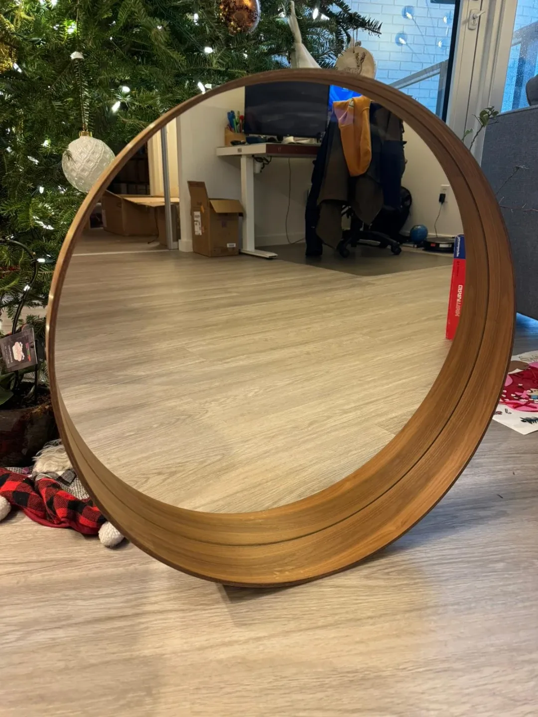 IKEA STOCKHOLM Mirror with walnut color Frame 60cm