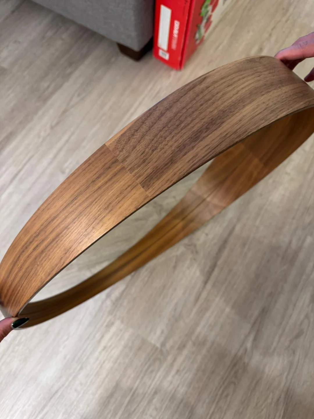 IKEA STOCKHOLM Mirror with walnut color Frame 60cm - photo 3