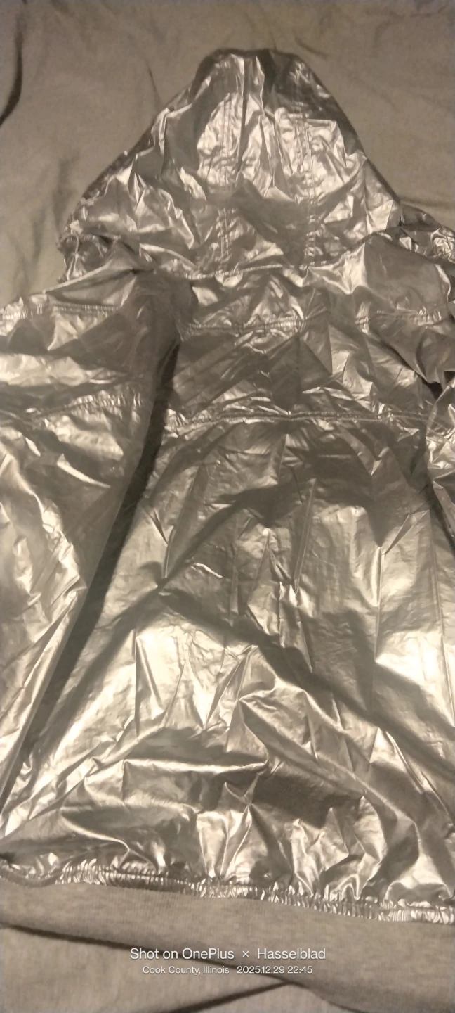 Forever 21 Silver Jacket - Size M - photo 3