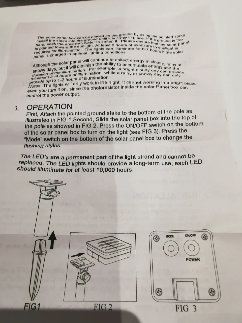 #Cleanout 100 LED Multicolor Solar Powered String Lights image indicator(4)