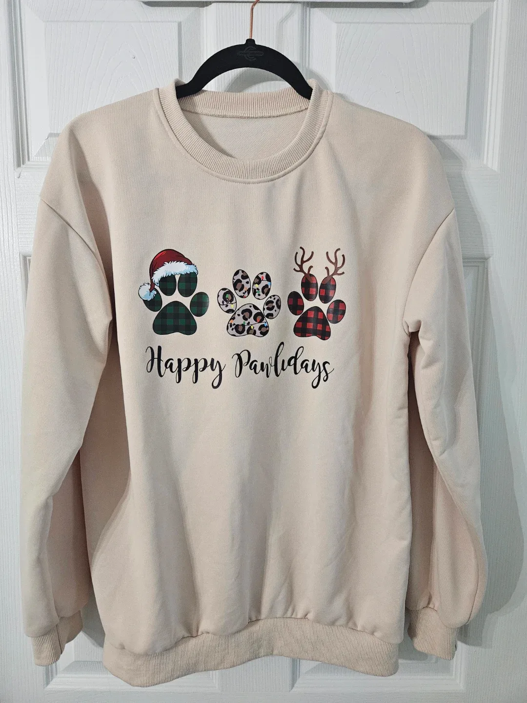 Happy Holiday Sweater - New - Size M - Happy Pawlidays