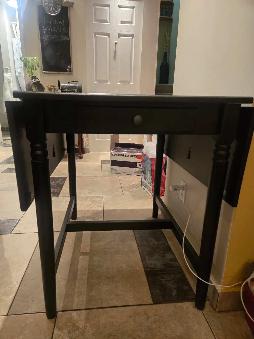 Ikea Black Drop Leaf Table