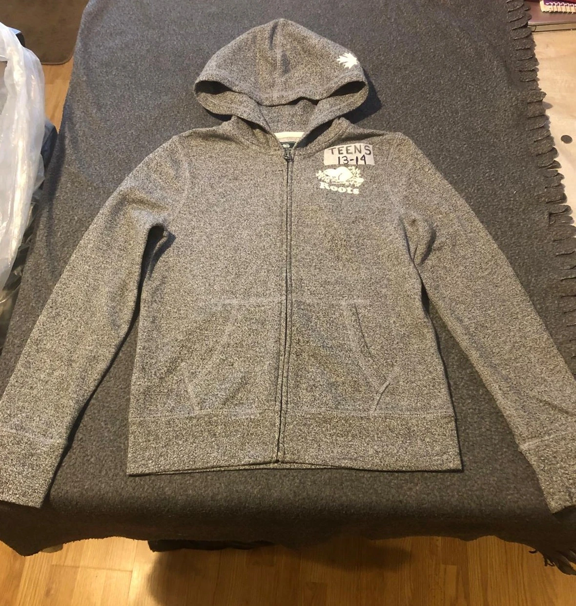 Roots Kids Full Zip Hoodie - XXL (13-14 yrs)