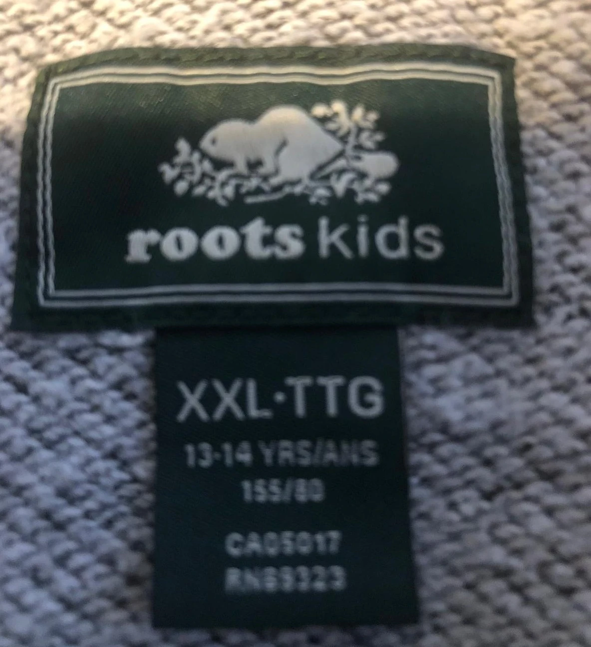 Roots Kids Full Zip Hoodie - XXL (13-14 yrs) - photo 2