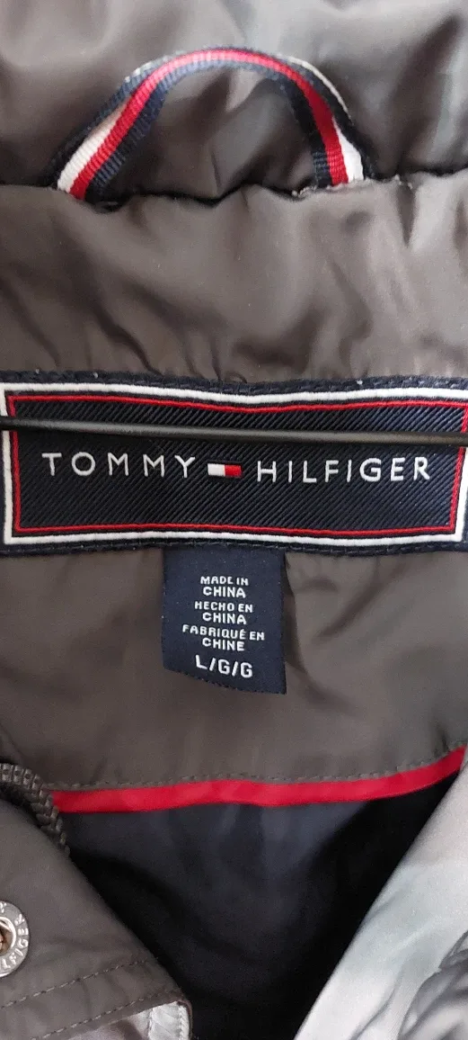 Tommy Hilfiger Long Puffer Coat - Size L image indicator(3)