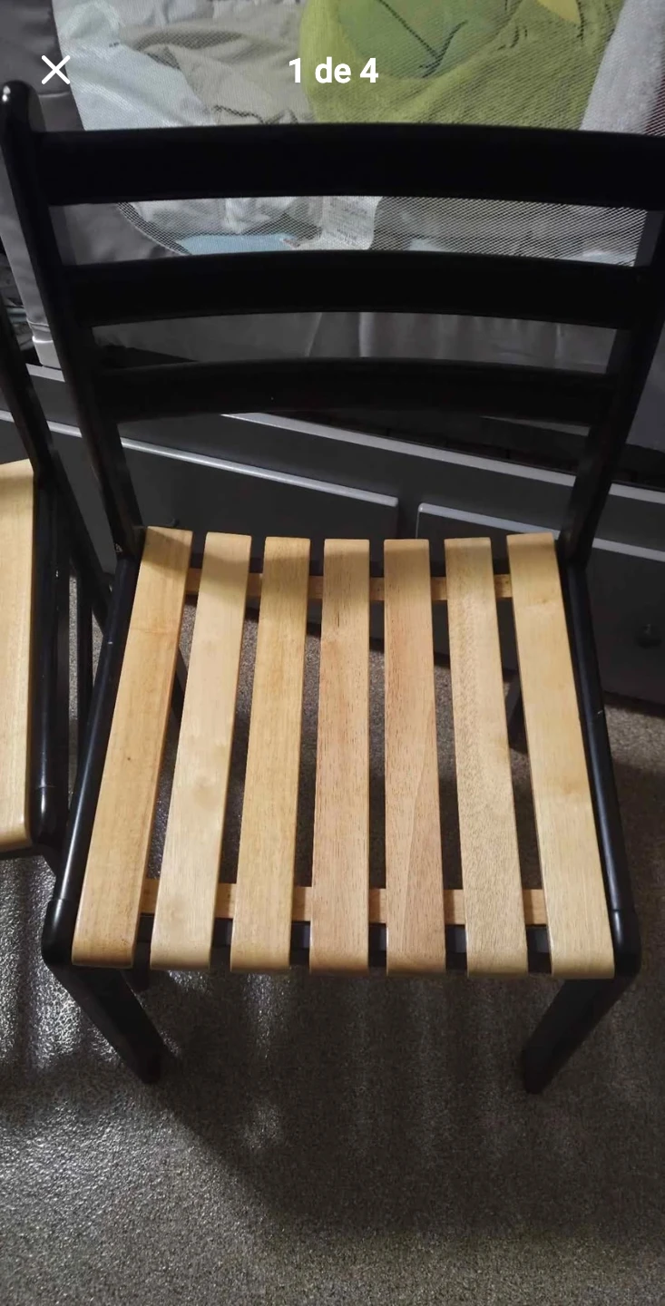 2 Wood Chairs