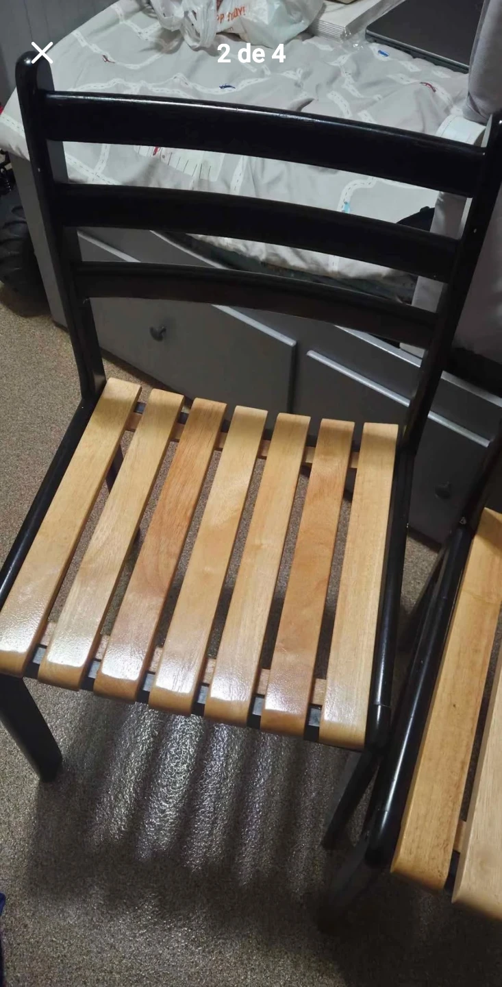 2 Wood Chairs - photo 2