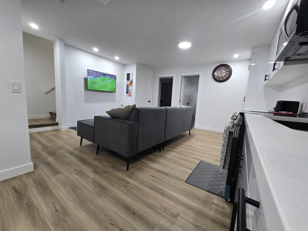 2 Bedrooms Fully Furnished Basement for rent in Chestermere.