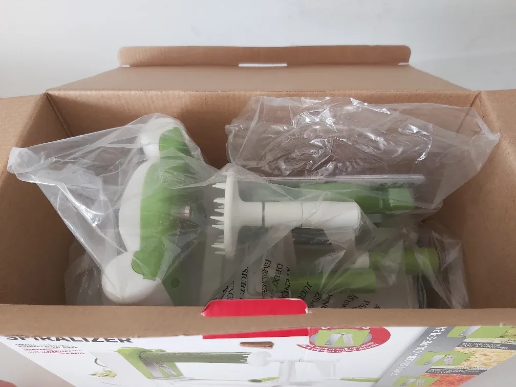 Patty maker, spiralizer, mug image indicator(6)