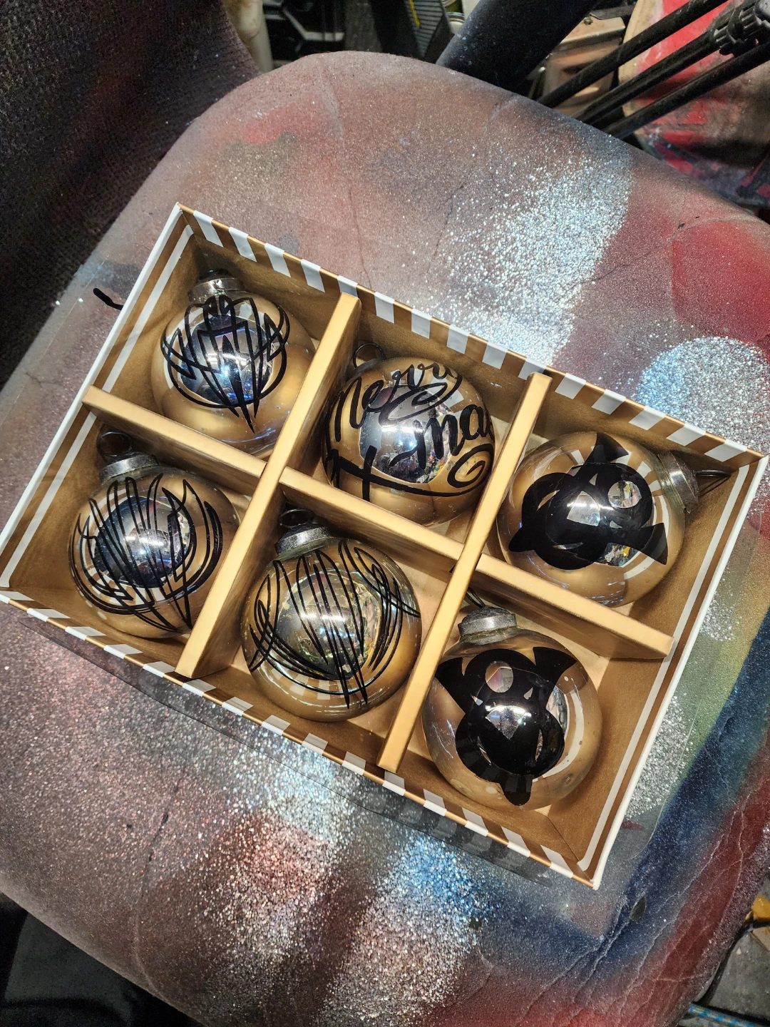 Muscle car christmas balls - photo 2