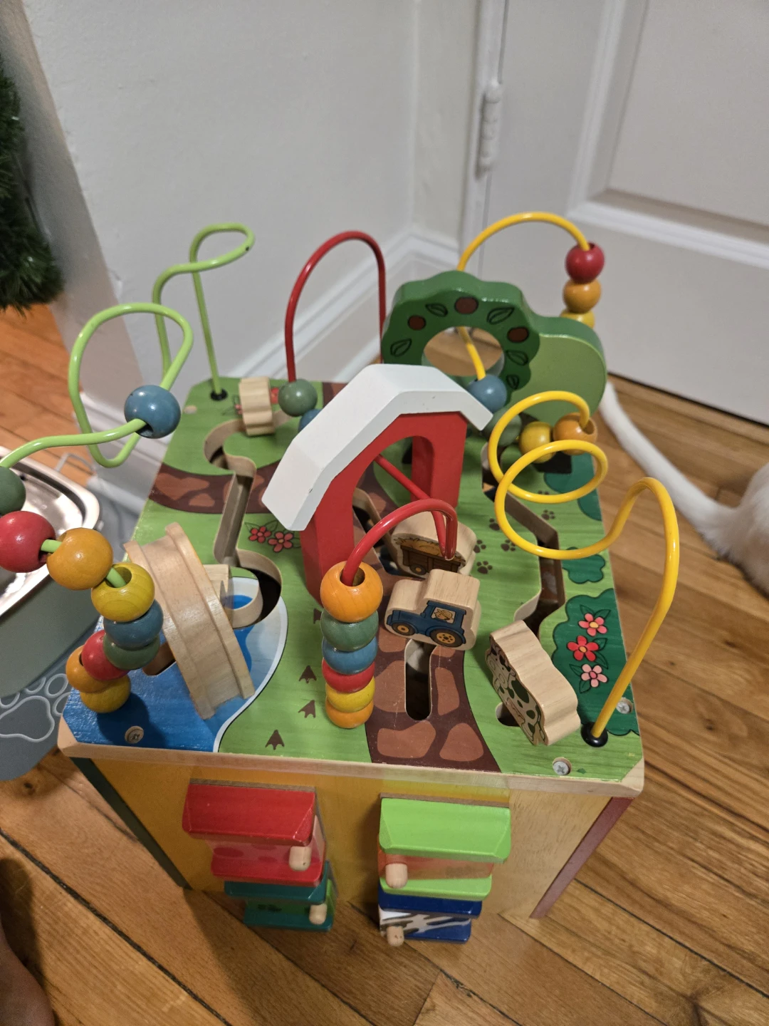 Wooden Activity Cube