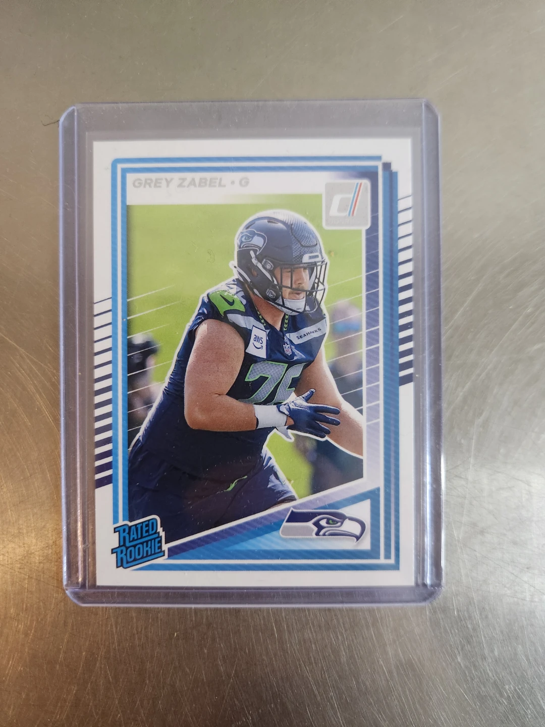 Grey Zabel Rated Rookie Football Card