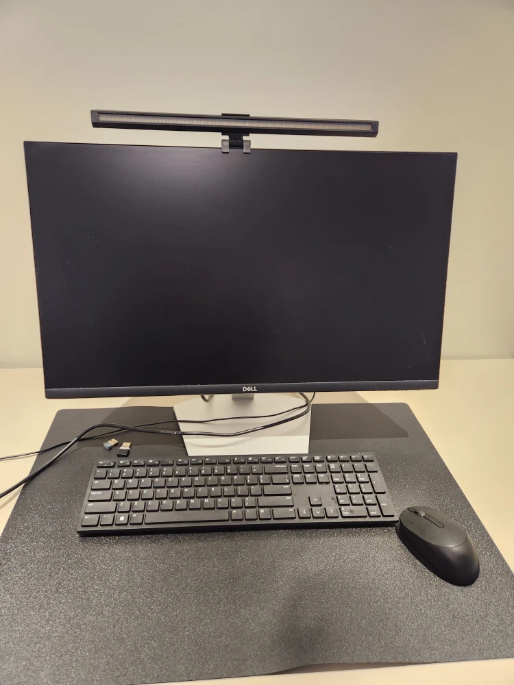 IKEA Desk, and Dell Keyboard, Mouse & Monitor, - photo 2