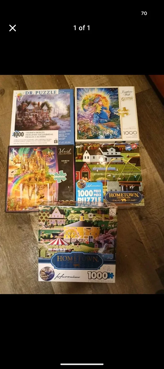 Assorted 1000 Piece Puzzles