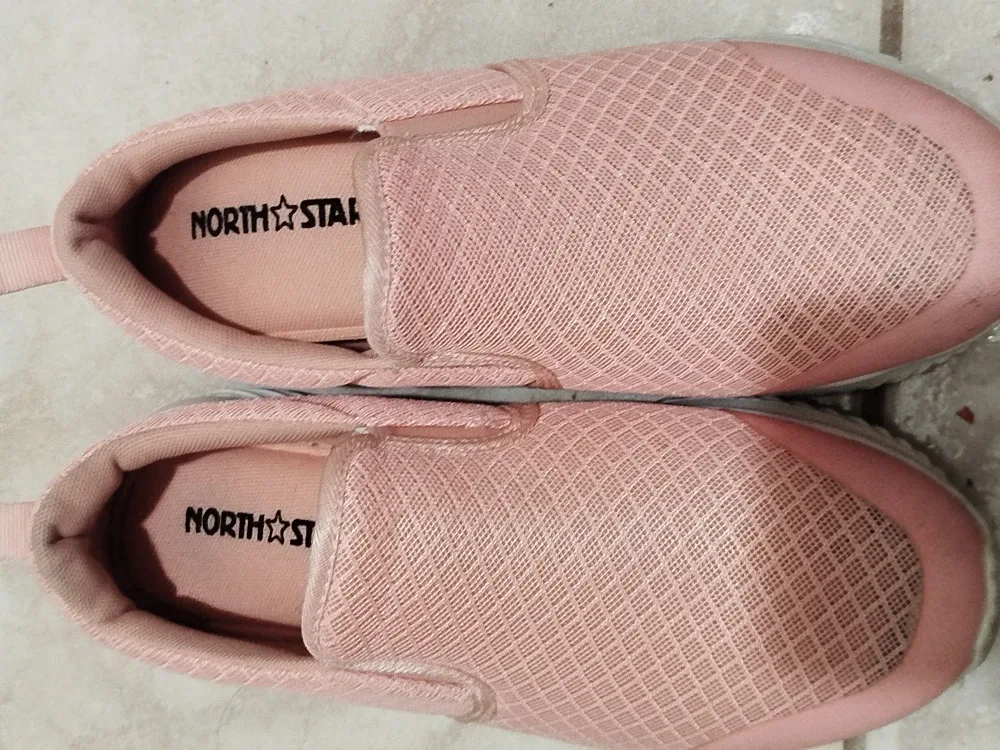 North Star Pink Slip-On Shoes