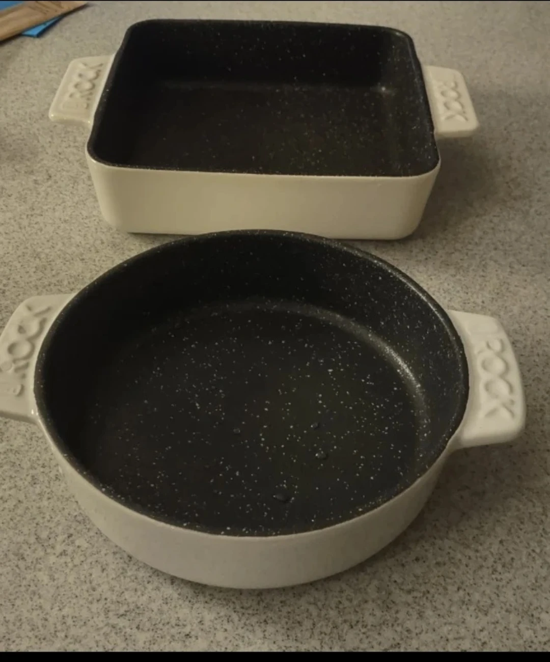 (NEW)Rock Non-Stick Ceramic Ovenware 2 Sets - #Cleanout - photo 2