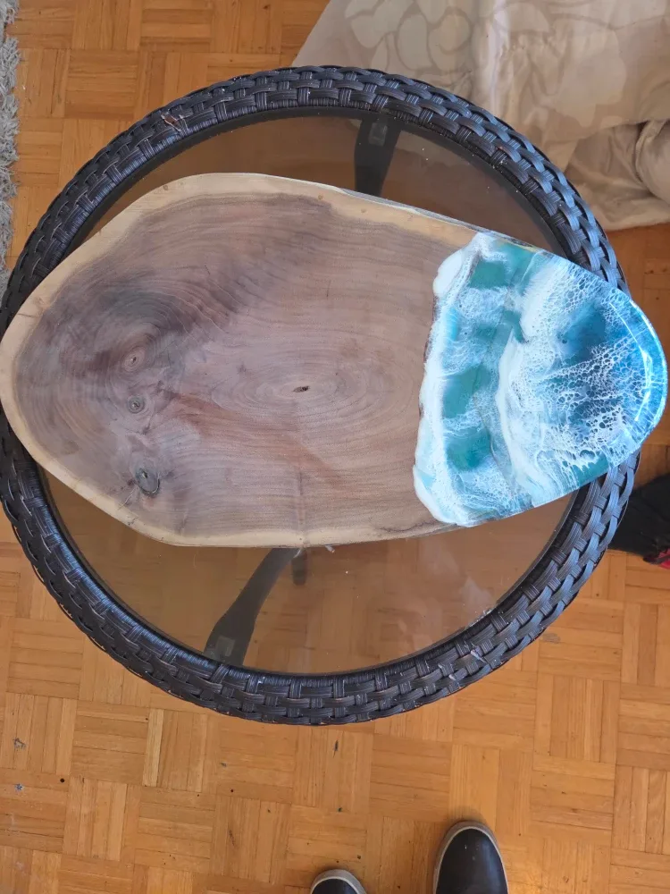 Resin Art Wood Serving Board