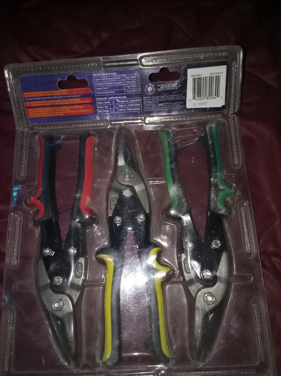 Mastercraft Aviation Tin Snips Set (3-Piece) - photo 4