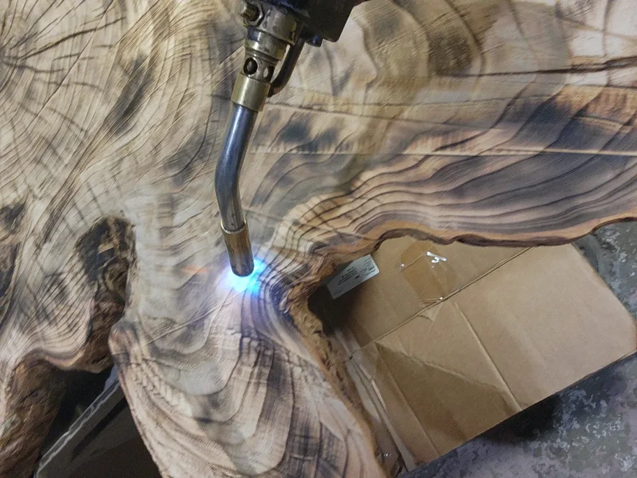 Wooden slab table (EPOXY Finish) image indicator(3)