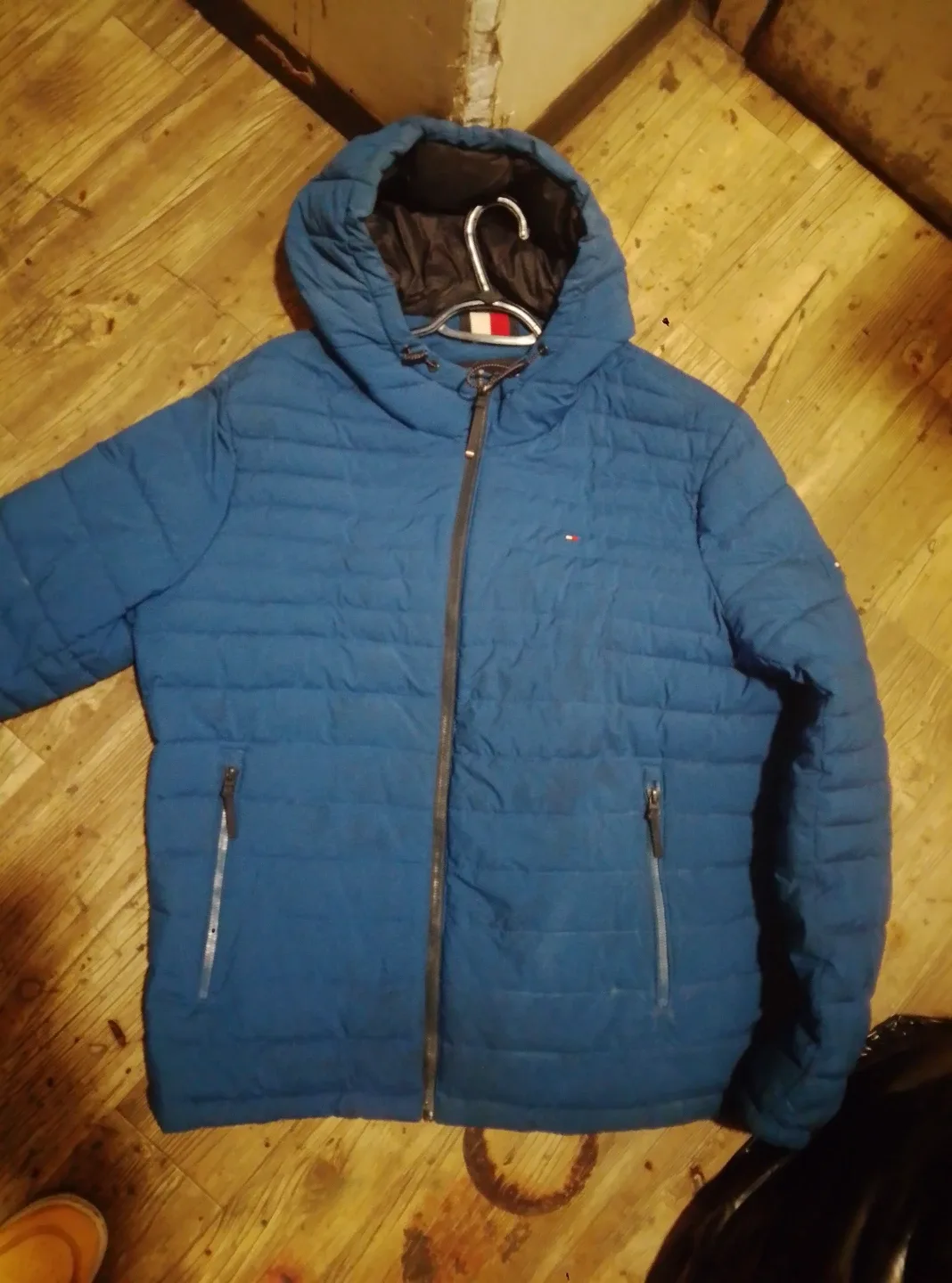Tommy Hilfiger TH Flex Blue Puffer Jacket