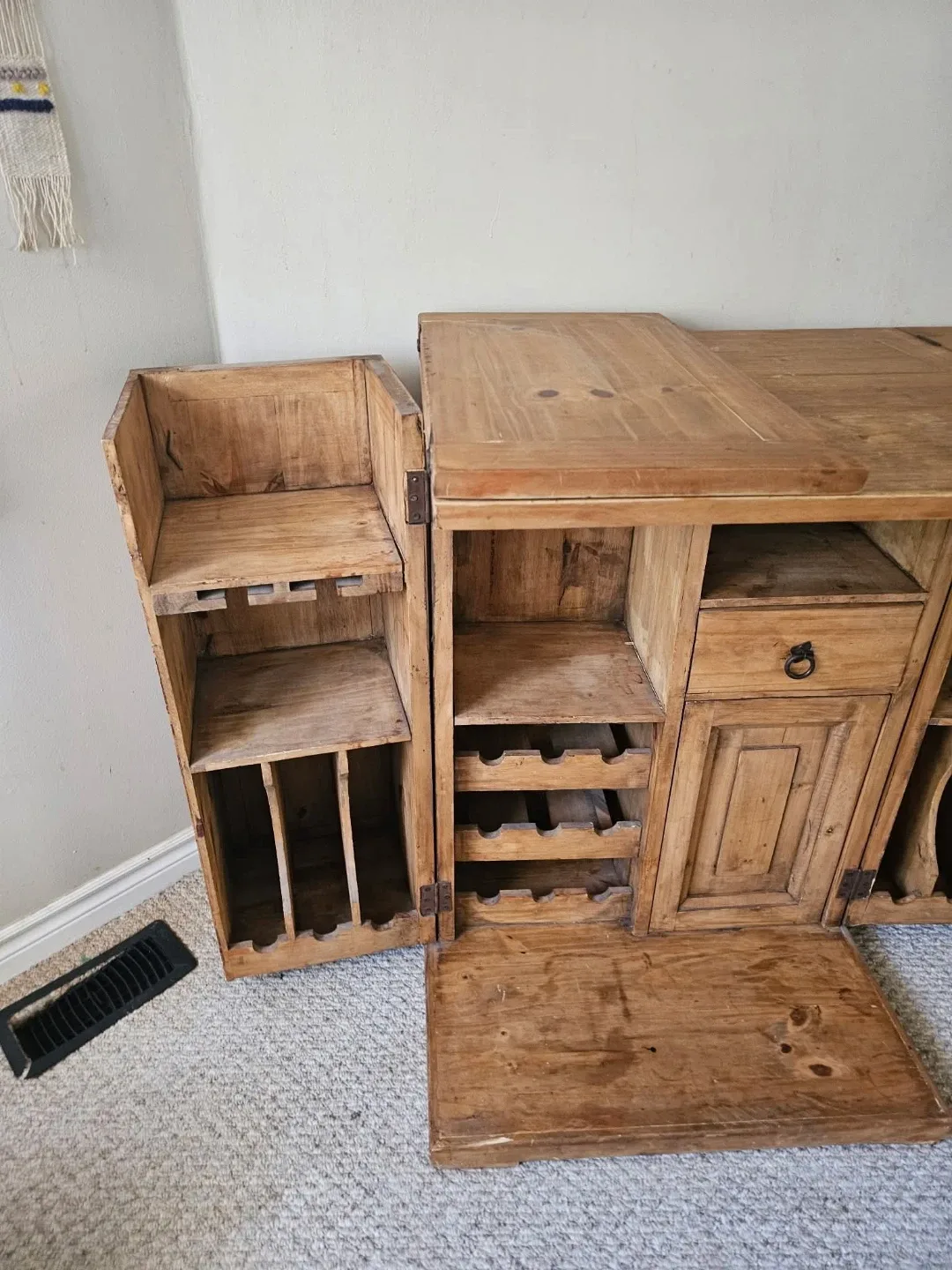 Solid Wood Expandable Bar Cabinet #cleanout image indicator(2)