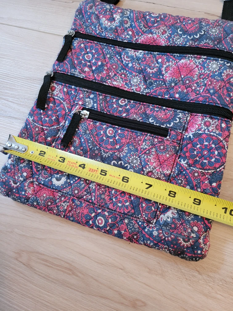 Haband Quilted Crossbody Bag w/ Matching Pocket Mirror - photo 5