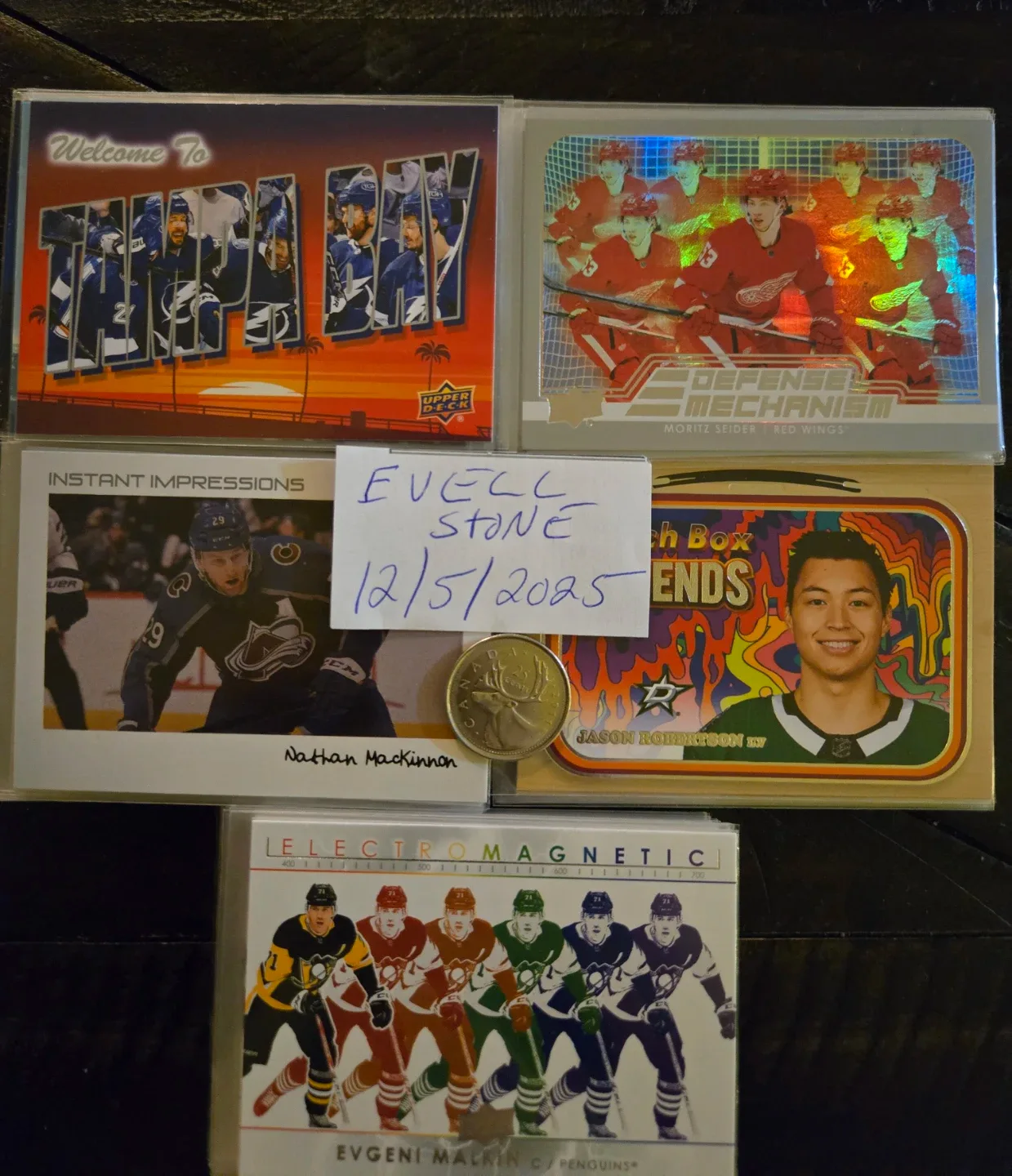 Hockey Cards - Evell Stone Collection