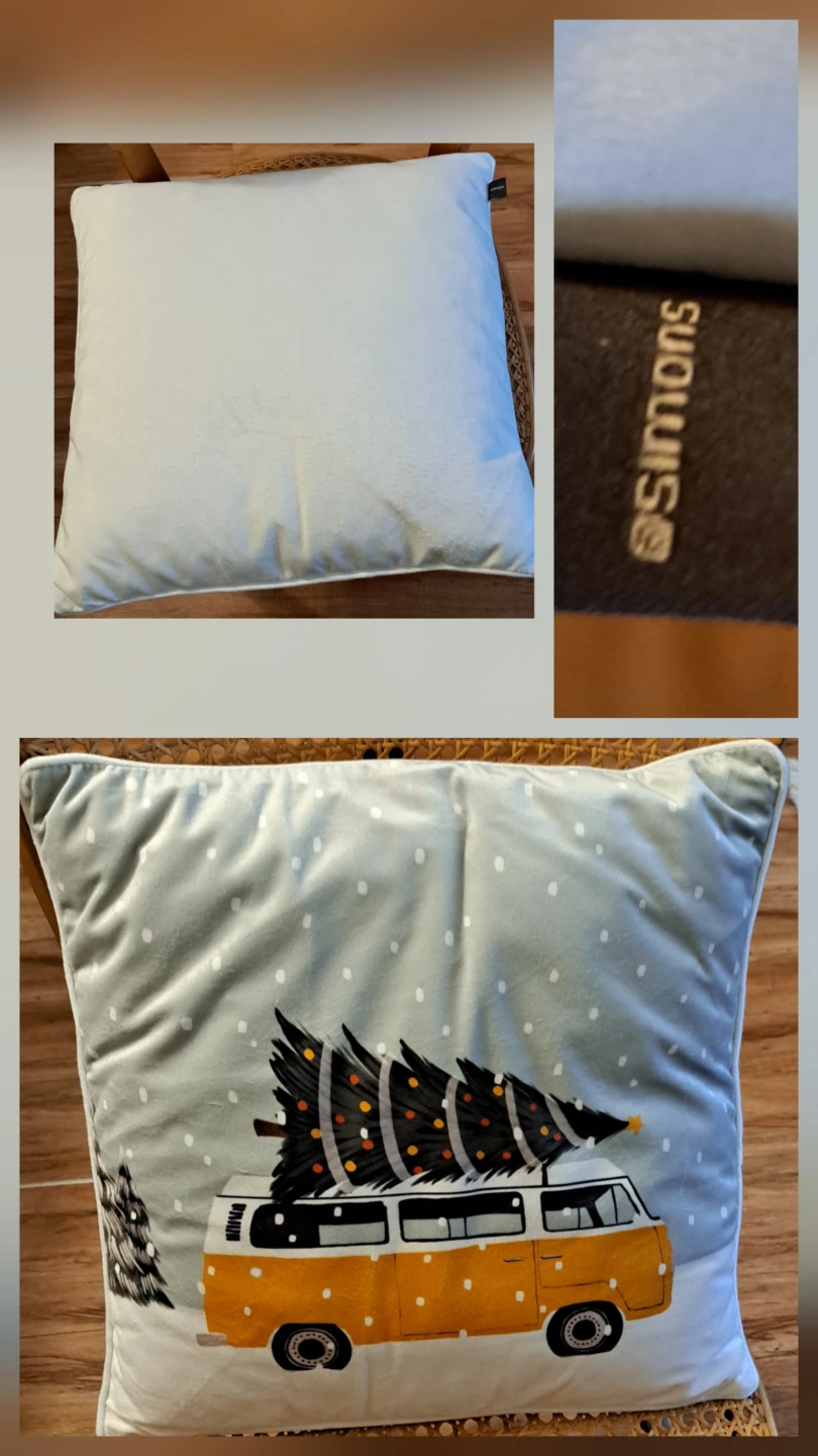Simons Decorative Pillow - Christmas Van