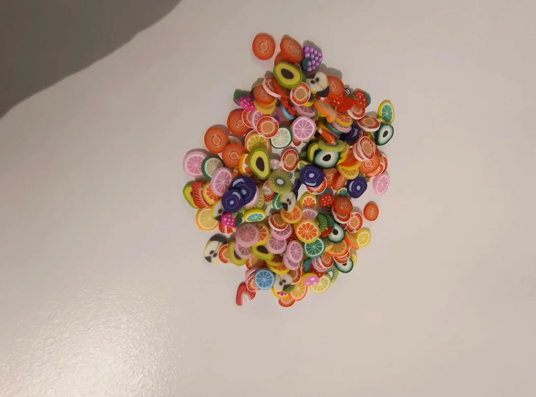 Fruit Slice Nail Art Clay Pieces