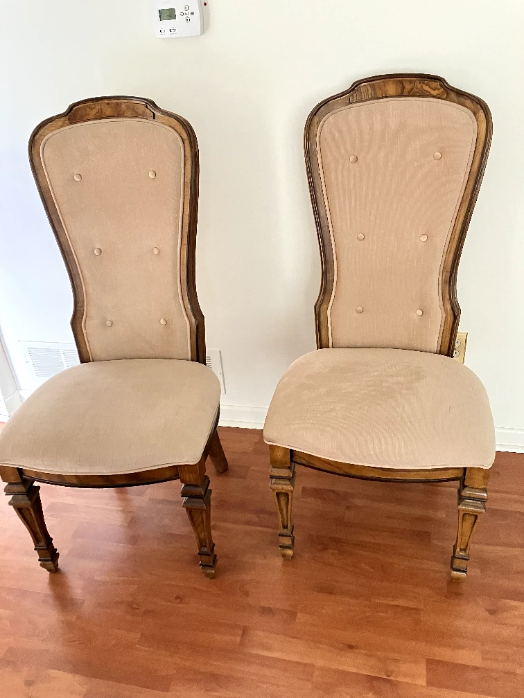 Set of 2 Vintage Dining Chairs
