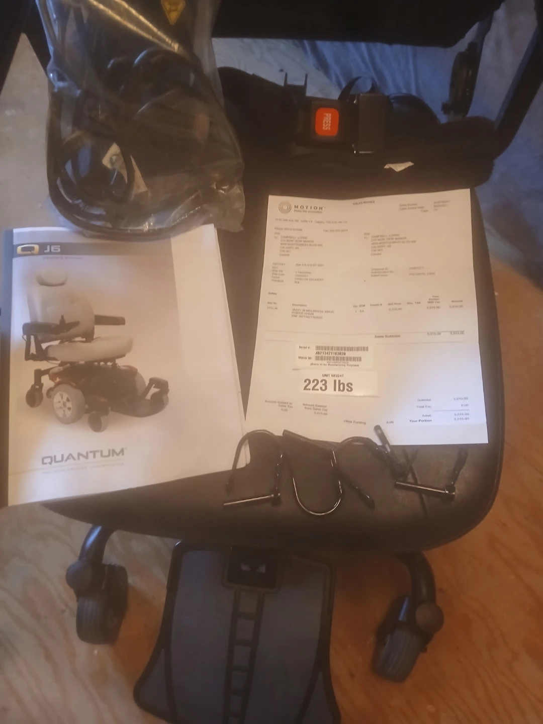 J6 platinum top of the line electric mobile chair - photo 3