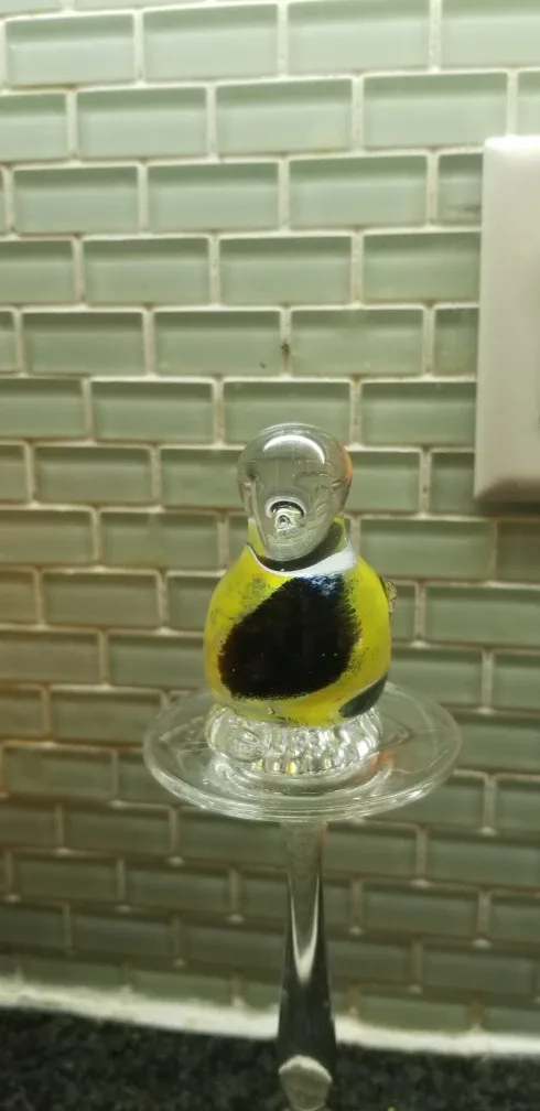 Glass Bird Figurine - Yellow and Black image indicator(8)