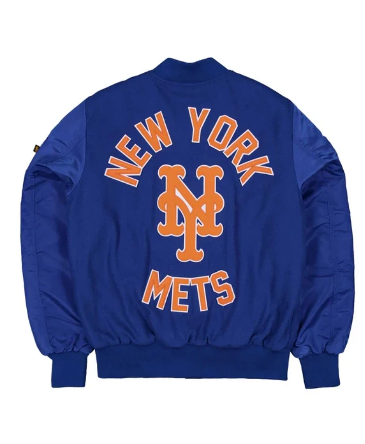 Alpha Industries New York Mets Bomber Jacket - photo 2