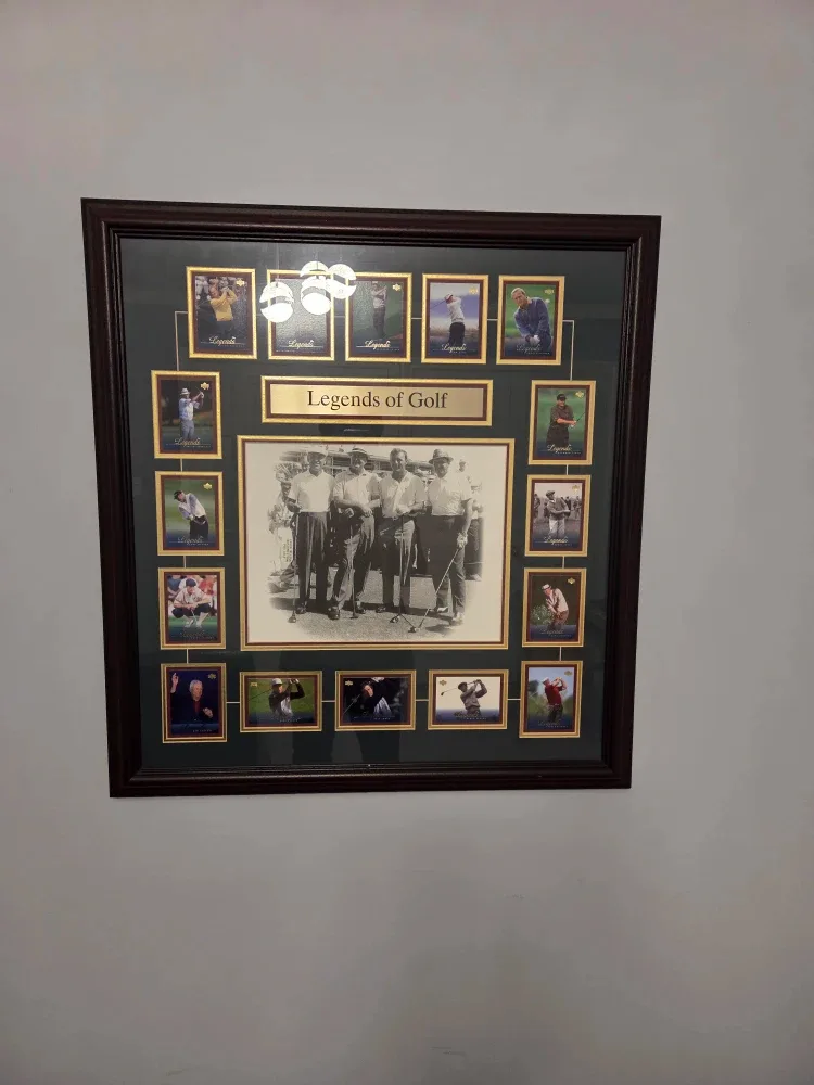 # cleanout Legends of Golf Framed Picture