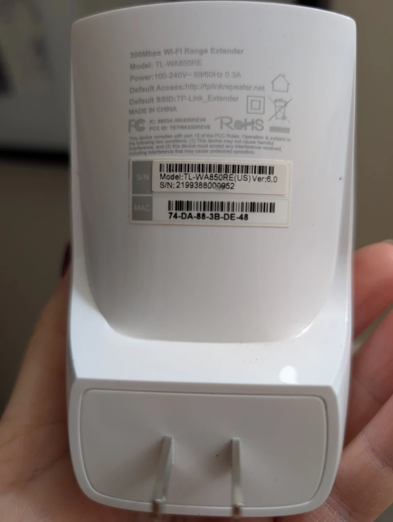 TP-Link TL-WA850RE WiFi Range Extender - photo 3