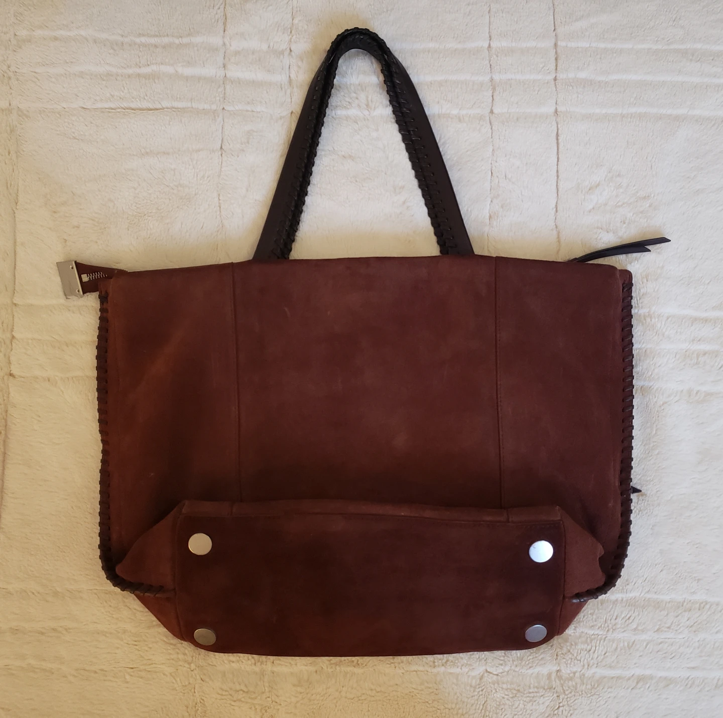 Allsaints Brown Suede Tote Bag - photo 2